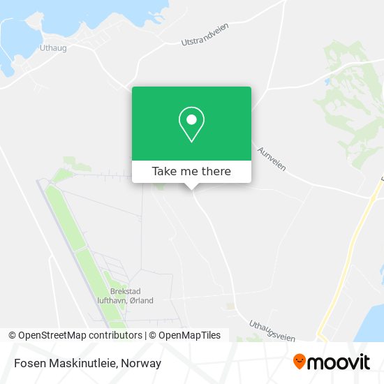 Fosen Maskinutleie map