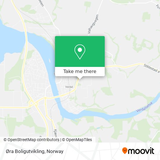 Øra Boligutvikling map