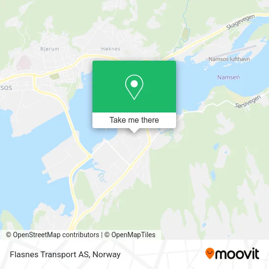 Flasnes Transport AS map