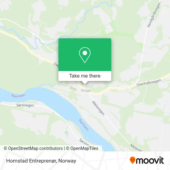 Homstad Entreprenør map