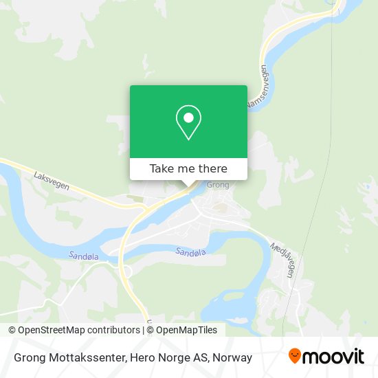 Grong Mottakssenter, Hero Norge AS map