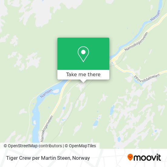 Tiger Crew per Martin Steen map