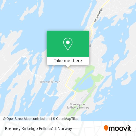 Brønnøy Kirkelige Fellesråd map