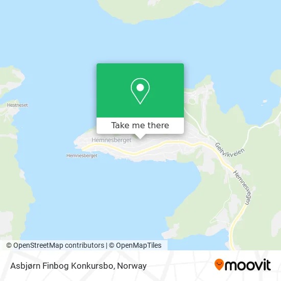 Asbjørn Finbog Konkursbo map