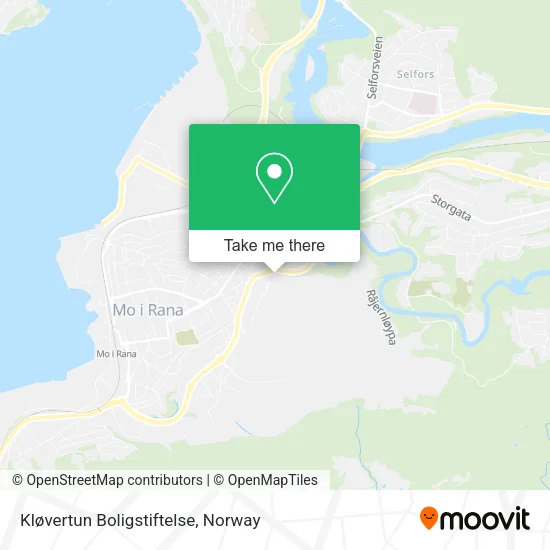 Kløvertun Boligstiftelse map