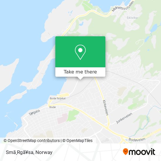 Smã¸Rgã¥sa map