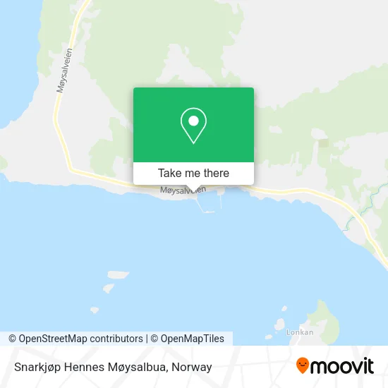 Snarkjøp Hennes Møysalbua map
