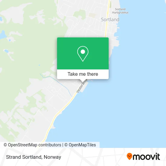 Strand Sortland map