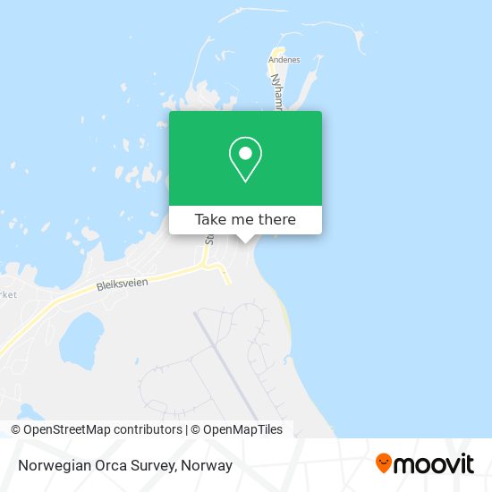 Norwegian Orca Survey map