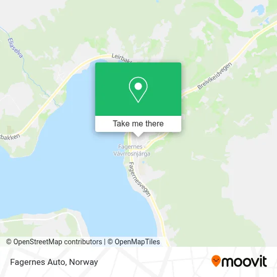 Fagernes Auto map