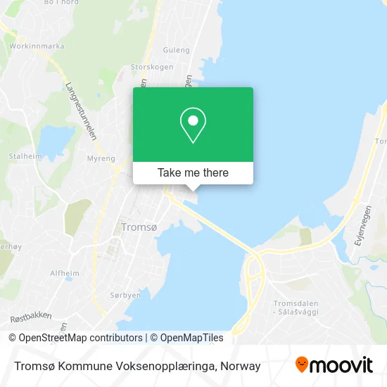 Tromsø Kommune Voksenopplæringa map