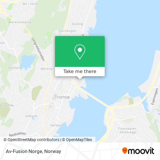 Av-Fusion Norge map