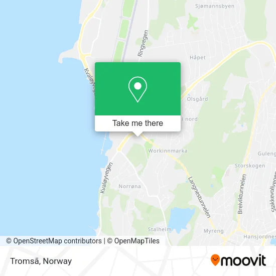 Tromsã map