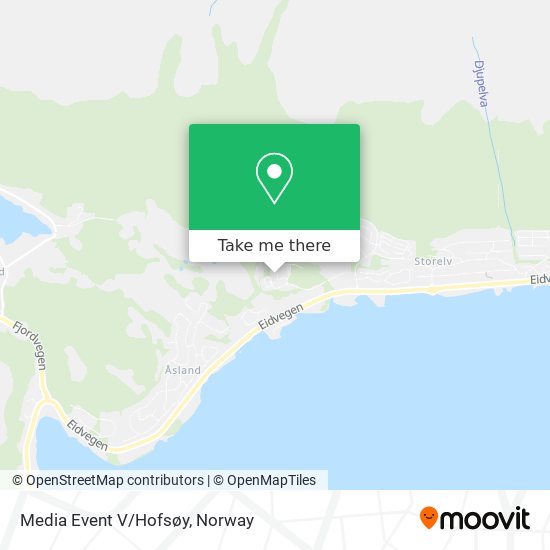 Media Event V/Hofsøy map