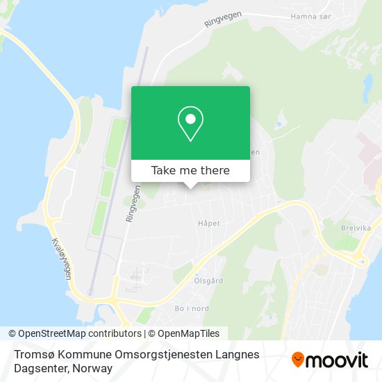 Tromsø Kommune Omsorgstjenesten Langnes Dagsenter map
