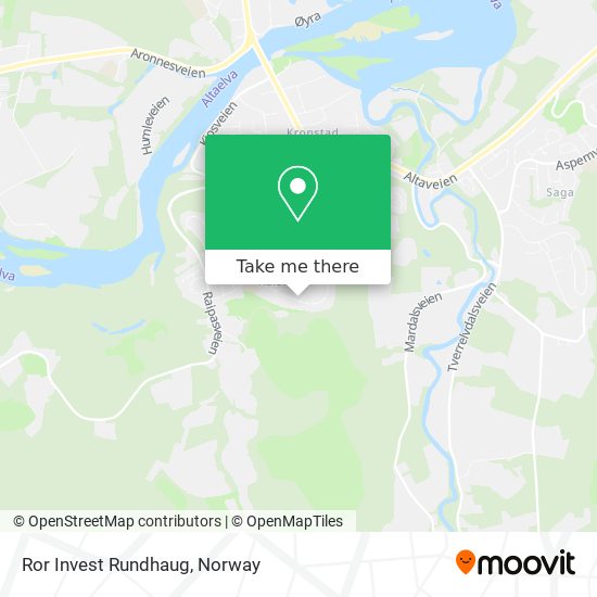 Ror Invest Rundhaug map