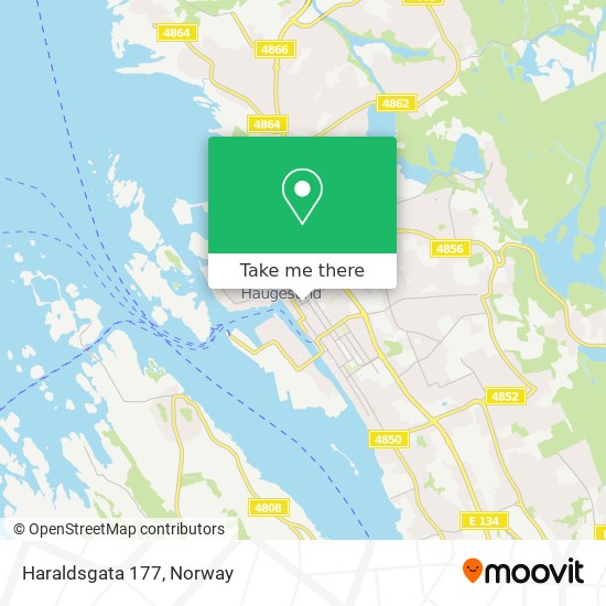 Haraldsgata 177 map