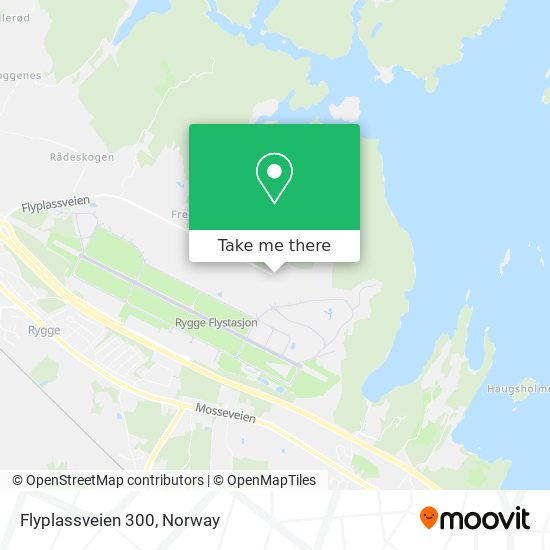 Flyplassveien 300 map