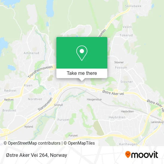 Østre Aker Vei 264 map