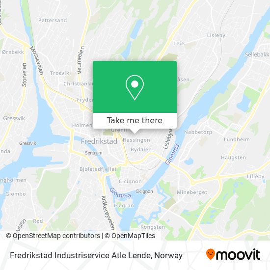 Fredrikstad Industriservice Atle Lende map