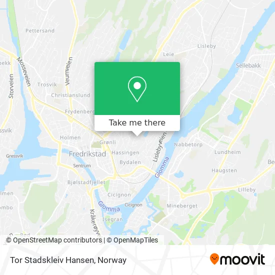 Tor Stadskleiv Hansen map