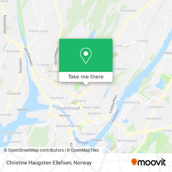 Christine Haugsten Ellefsen map