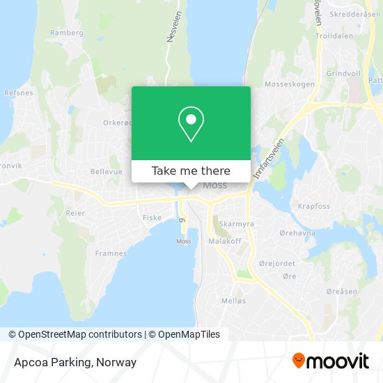 Apcoa Parking map