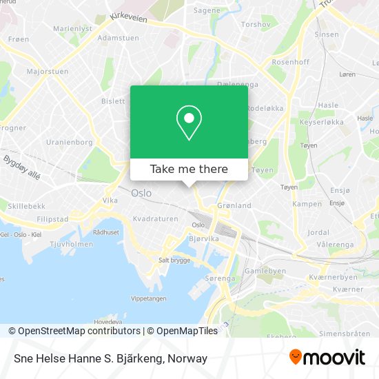 Sne Helse Hanne S. Bjãrkeng map