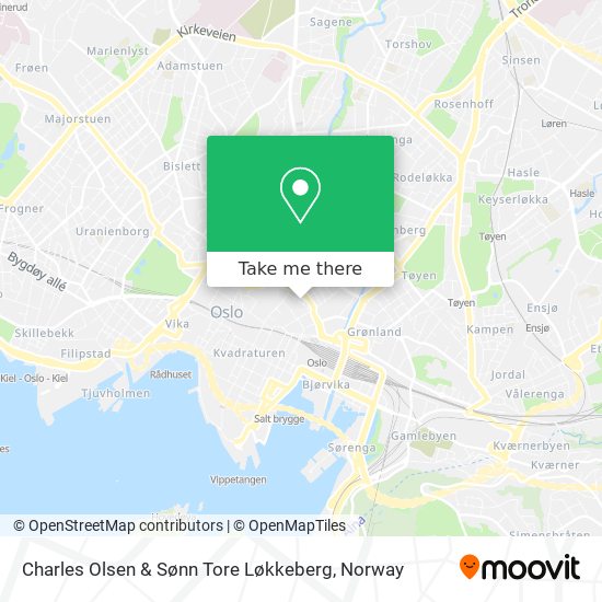 Charles Olsen & Sønn Tore Løkkeberg map