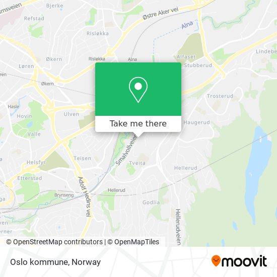 Oslo kommune map