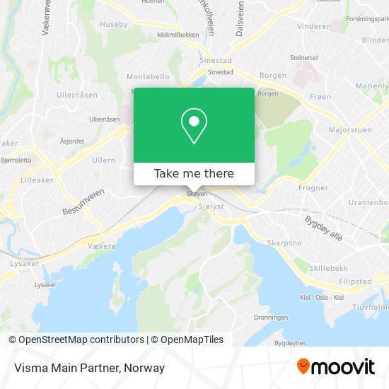 Visma Main Partner map