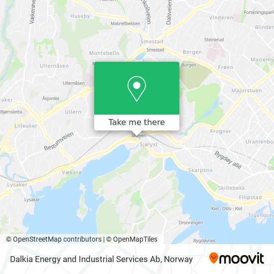 Dalkia Energy and Industrial Services Ab map