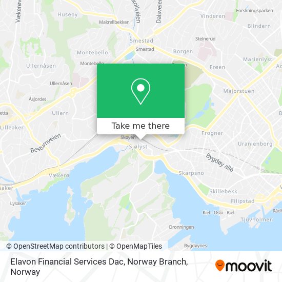 Elavon Financial Services Dac, Norway Branch map