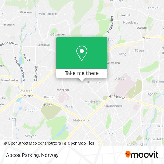 Apcoa Parking map