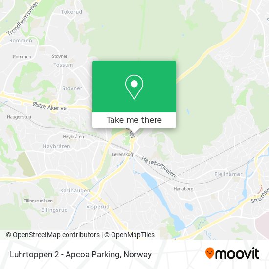 Luhrtoppen 2 - Apcoa Parking map