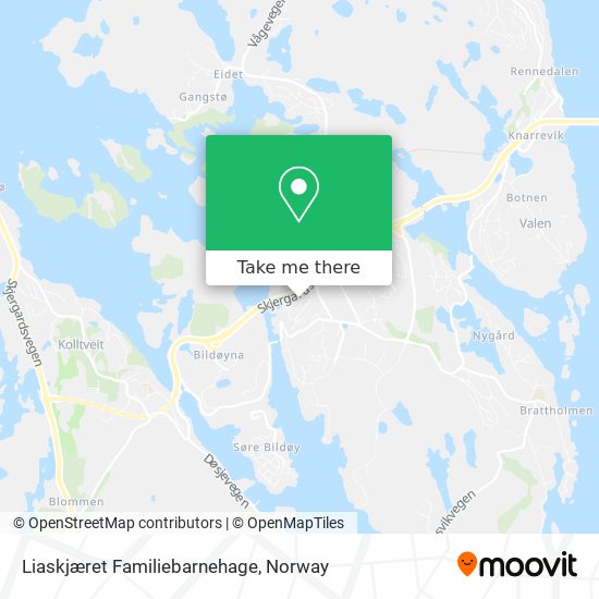 Liaskjæret Familiebarnehage map