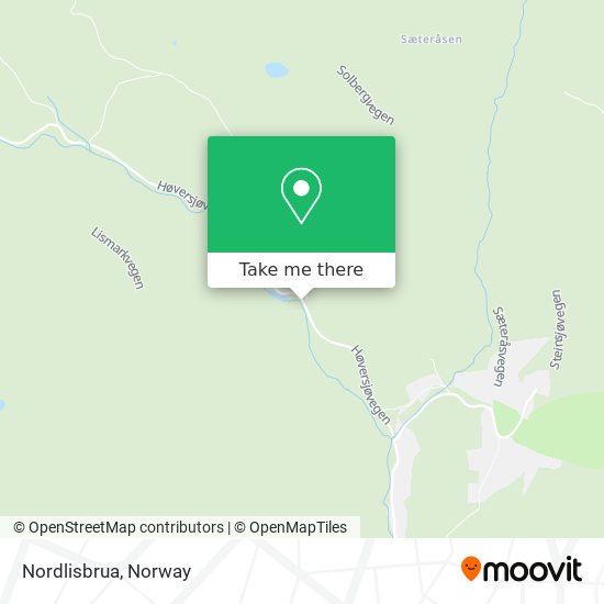 Nordlisbrua map