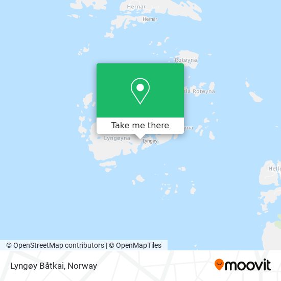 Lyngøy Båtkai map