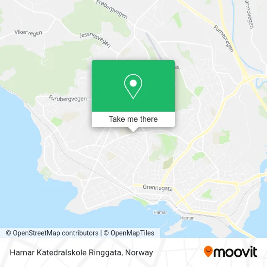 Hamar Katedralskole Ringgata map