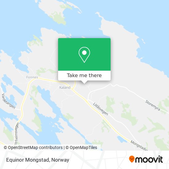 Equinor Mongstad map