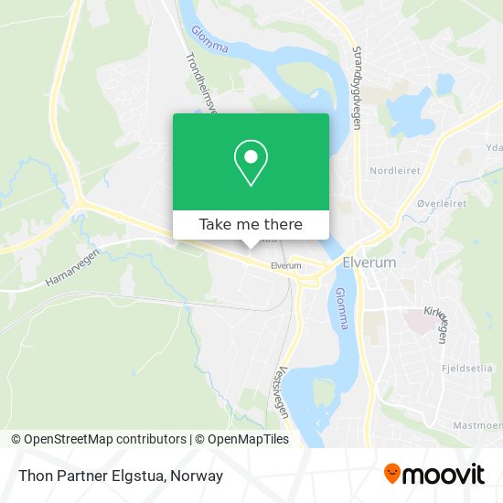 Thon Partner Elgstua map