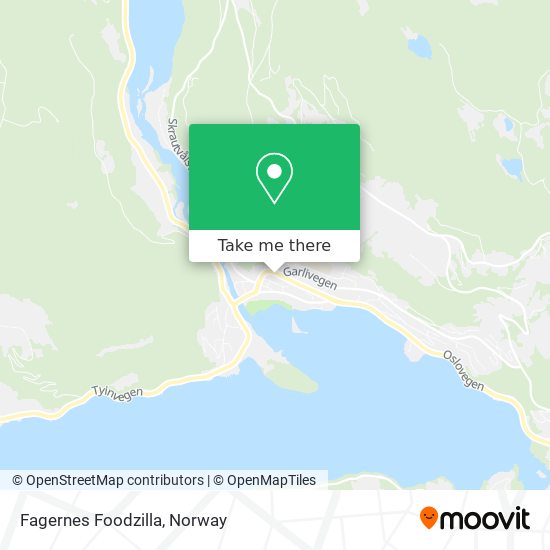 Fagernes Foodzilla map