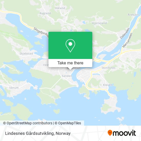 Lindesnes Gårdsutvikling map