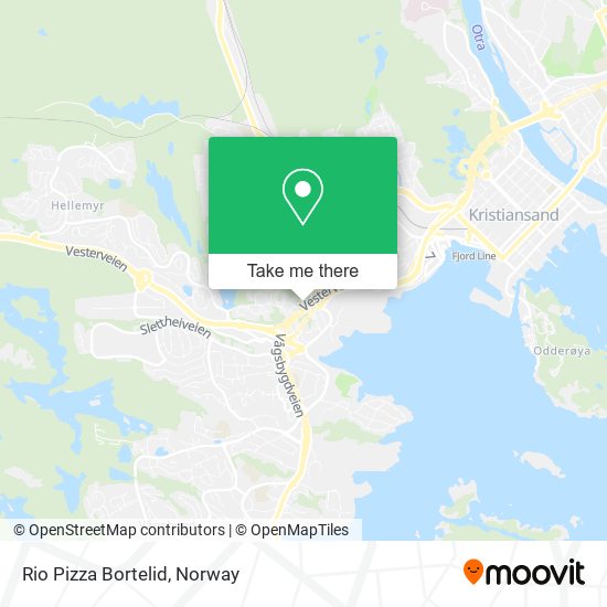 Rio Pizza Bortelid map