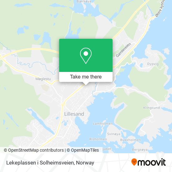 Lekeplassen i Solheimsveien map