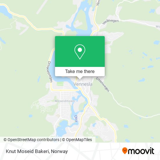 Knut Moseid Bakeri map