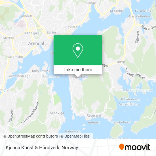 Kjenna Kunst & Håndverk map