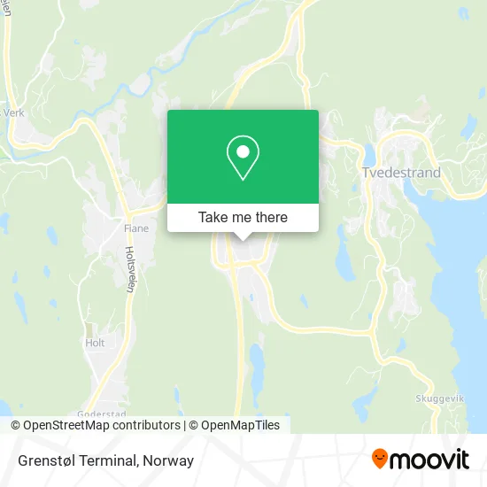 Grenstøl Terminal map