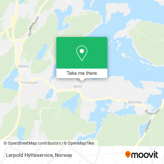 Lerpold Hytteservice map