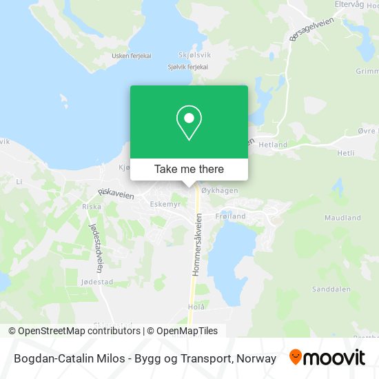 Bogdan-Catalin Milos - Bygg og Transport map